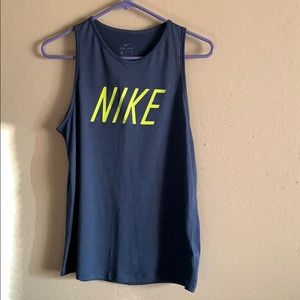 Blue Nike Athletic Tank Top
